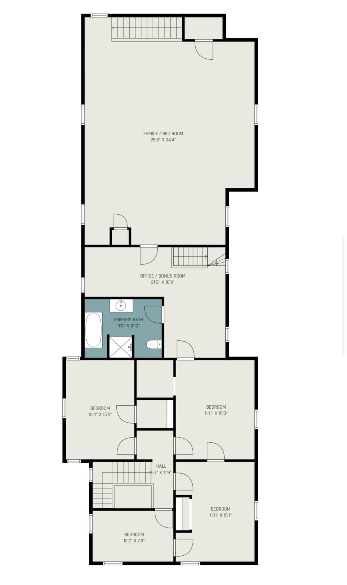 1584 South Main Street Martin, MI 49070 - Photo 48 of 49 FLOORPLAN - UPPER LEVEL