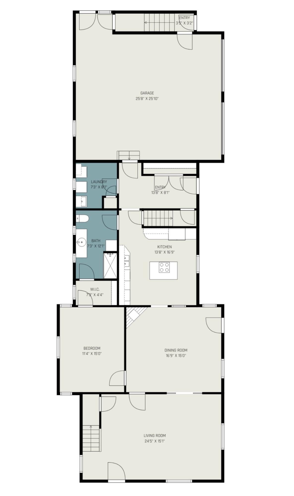 1584 South Main Street Martin, MI 49070 - Photo 47 of 49 FLOORPLAN - MAIN FLOOR