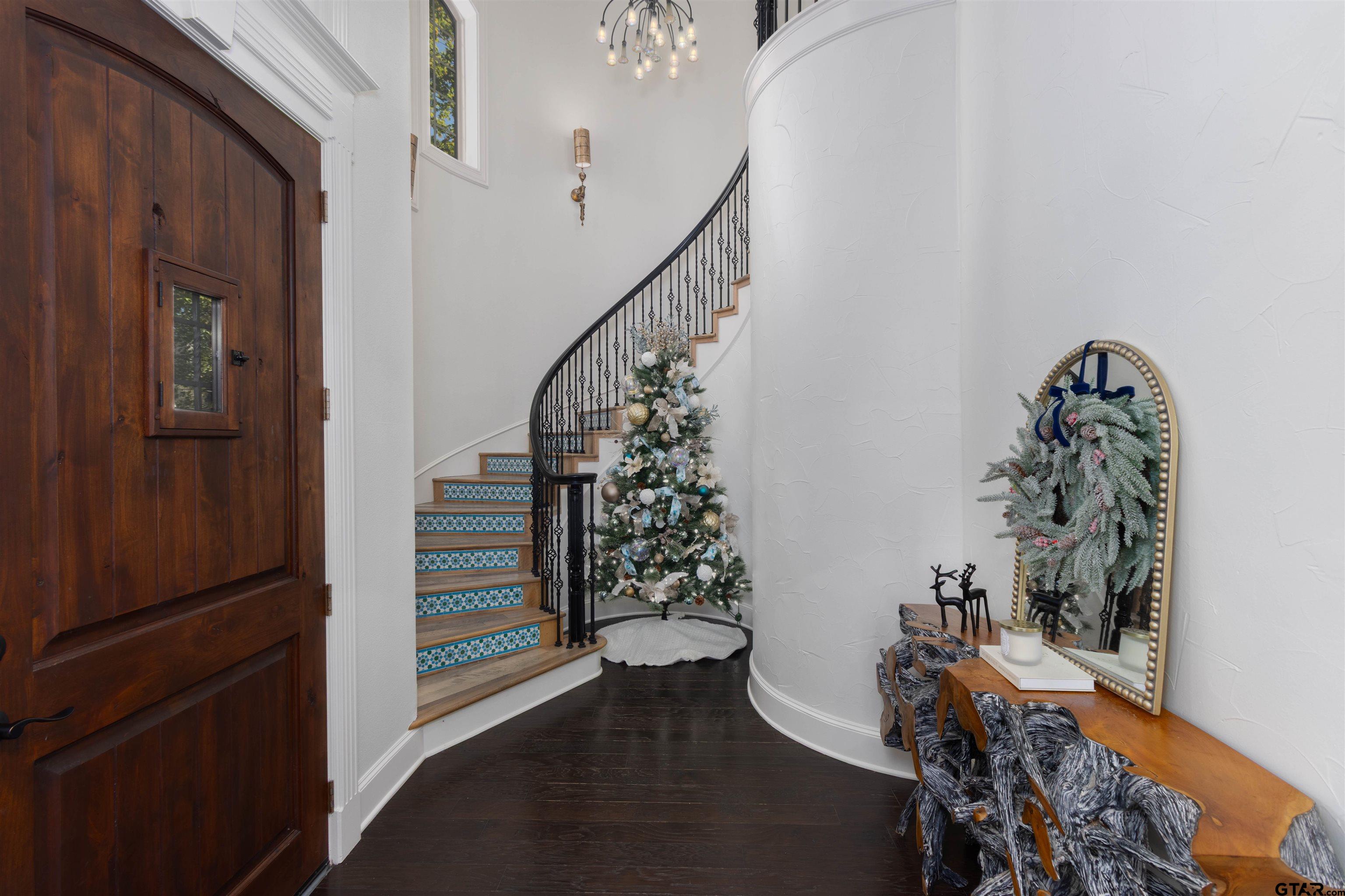 4534 Triggs Trace Tyler, TX 75709 - Photo 2 of 33 a view of entryway with wooden floor