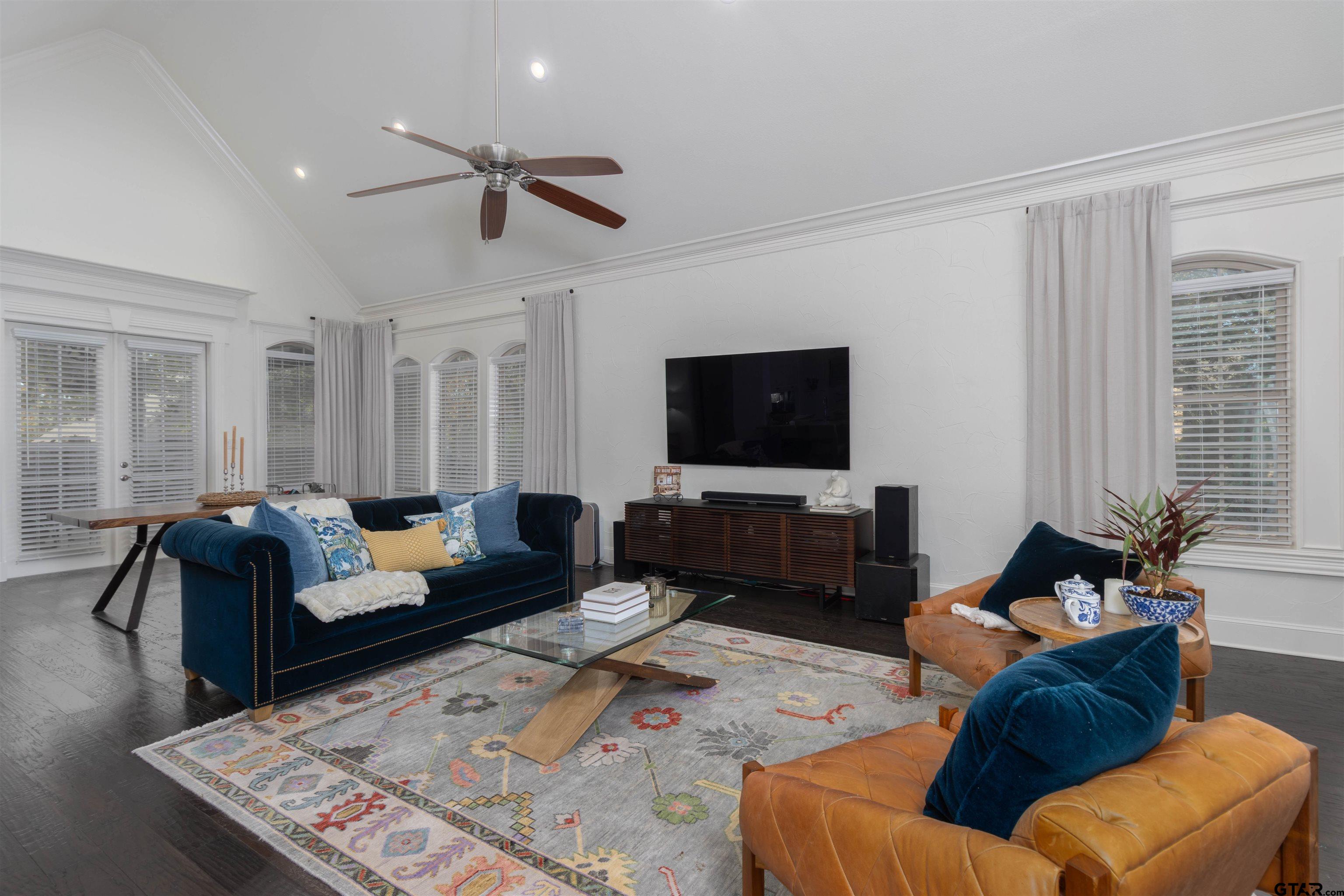 4534 Triggs Trace Tyler, TX 75709 - Photo 5 of 33 a living room with furniture and a flat screen tv