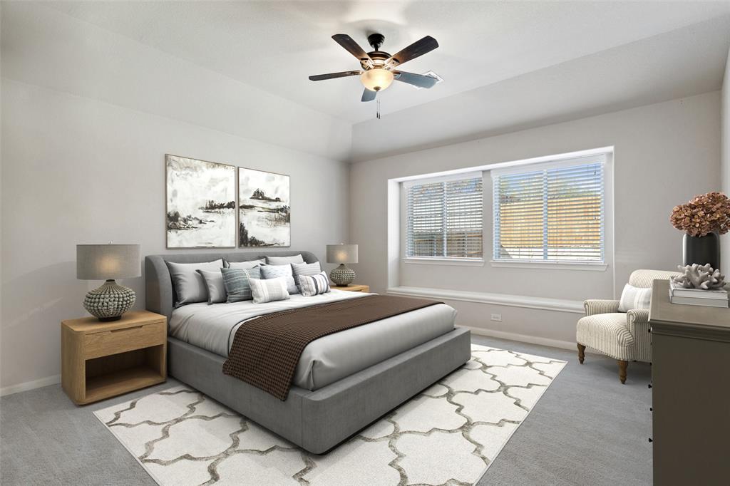 816 Harrison Lane Lavon, TX 75166 - Photo 18 of 40 a bedroom with a bed and window