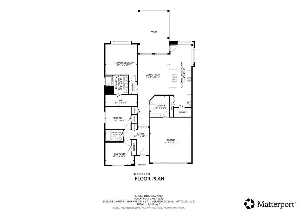 816 Harrison Lane Lavon, TX 75166 - Photo 28 of 40 a picture of a floor plan