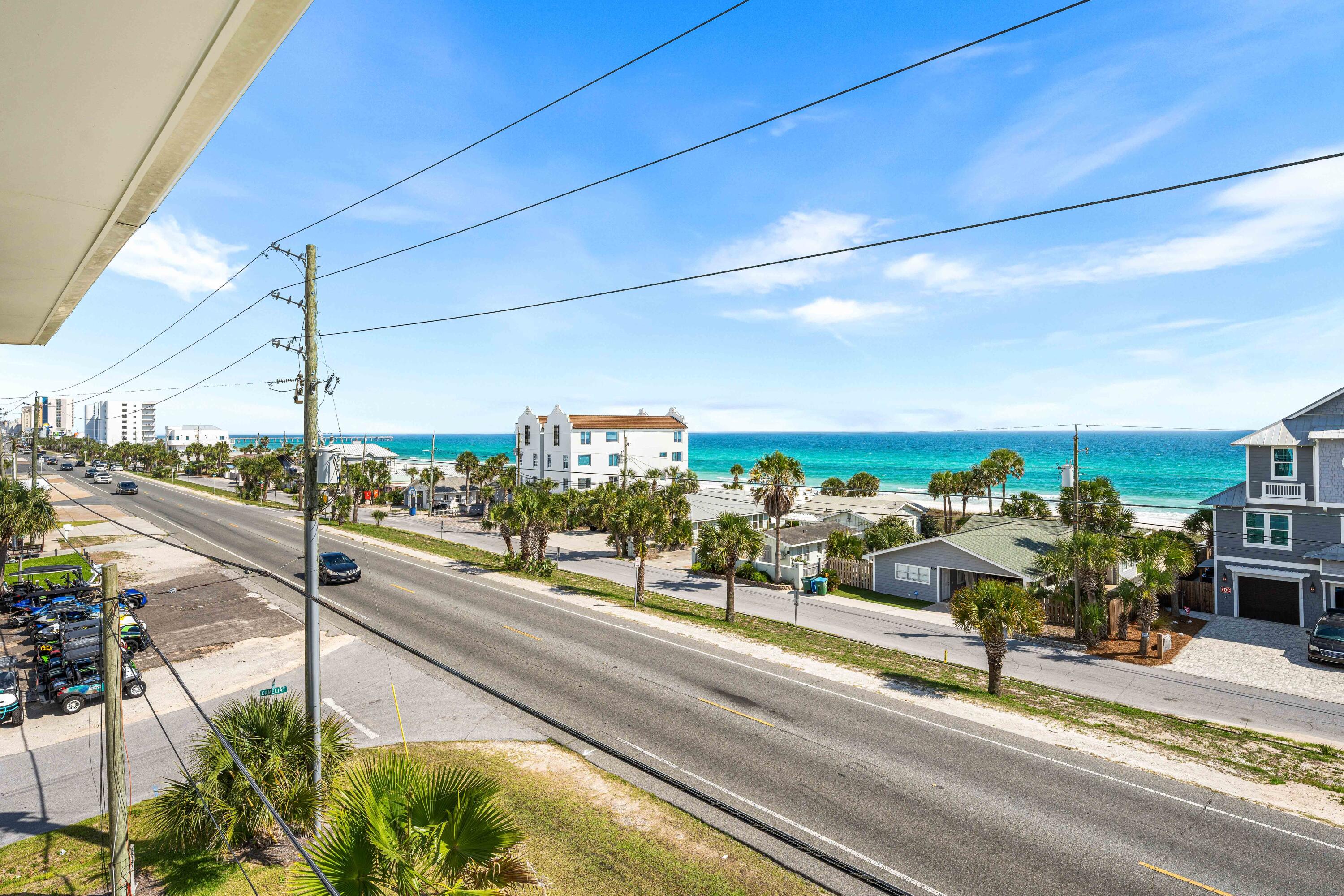 13308 Front Beach Road Panama City Beach, FL 32407 - Photo 40 of 68 3rd FL Primary Balcony w/ Gulf View