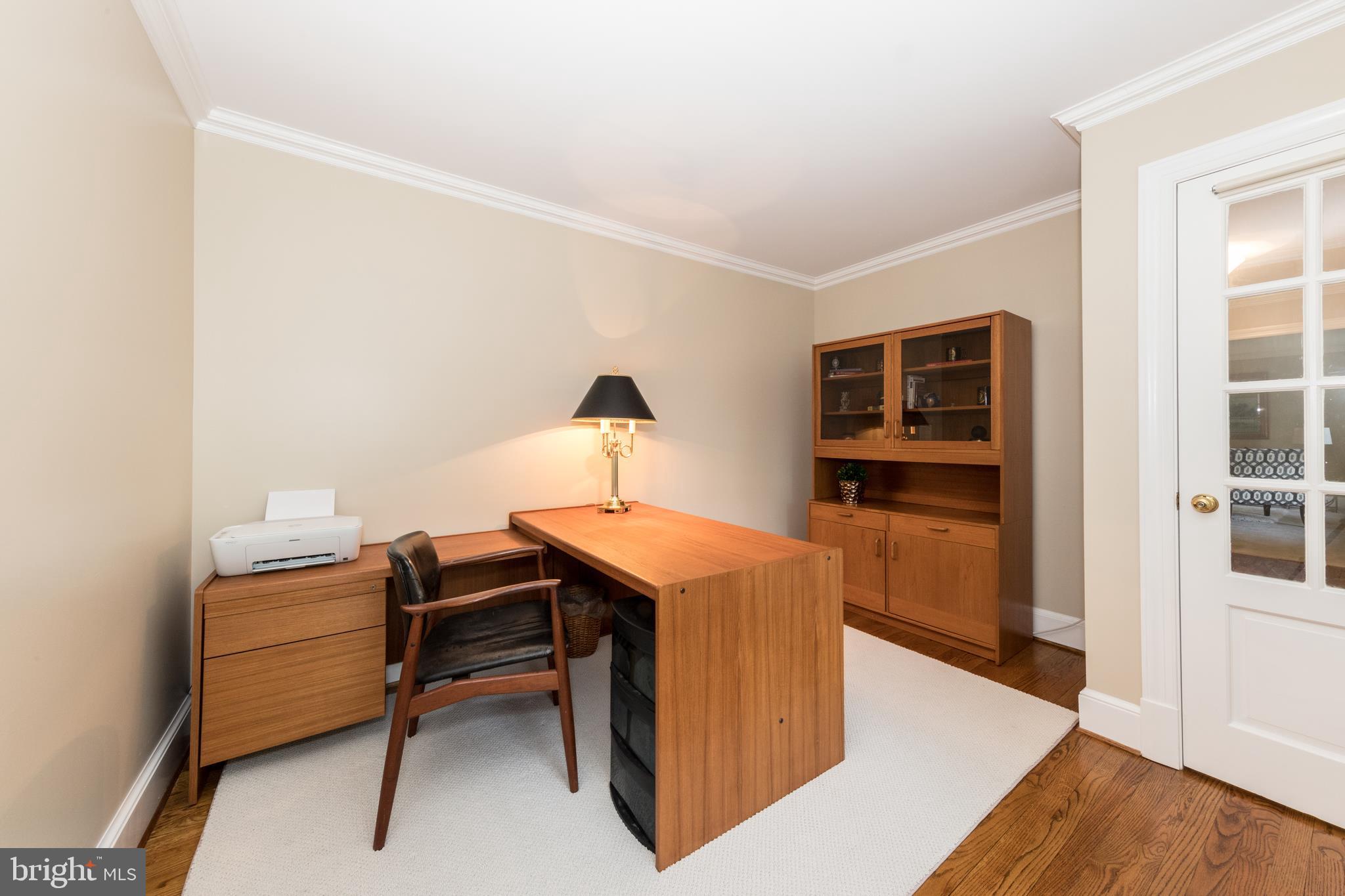 6040 Chapman Road Lorton, VA 22079 - Photo 17 of 58 Main floor office with glass door to the foyer.