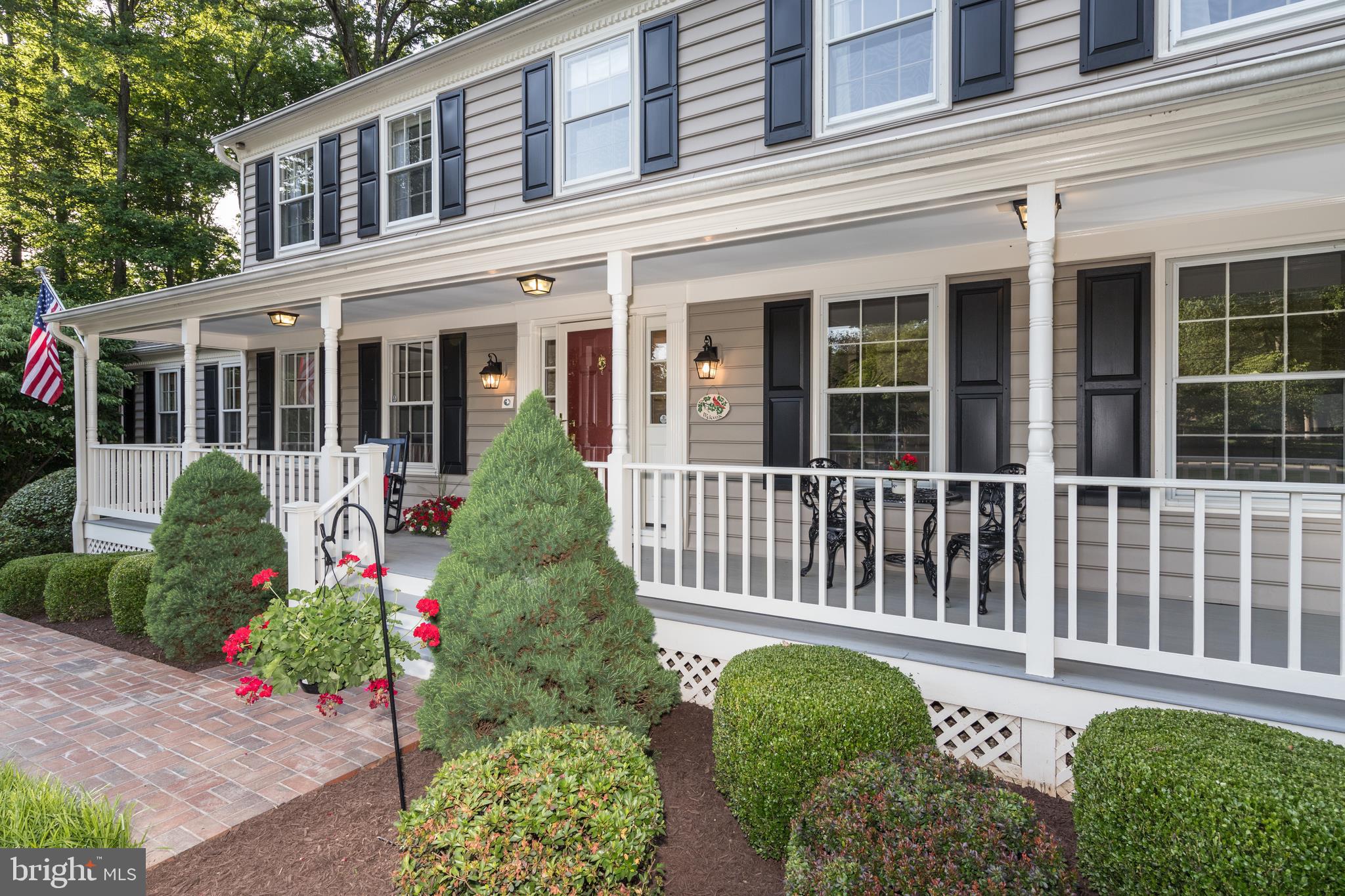6040 Chapman Road Lorton, VA 22079 - Photo 8 of 58 Darling wrap-around porch is the perfect entrance