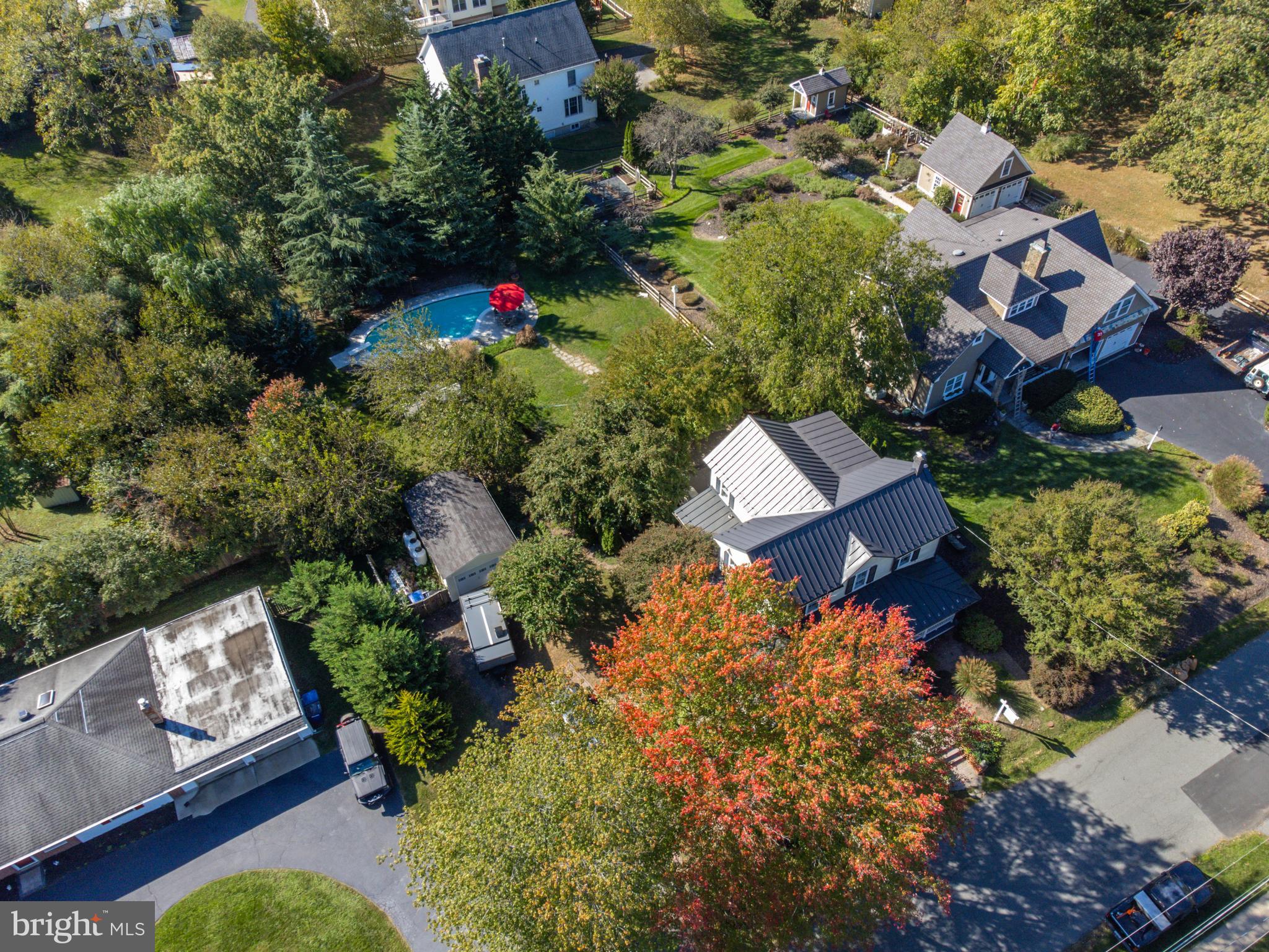1005 Grant Street Herndon, VA 20170 - Photo 58 of 59 an aerial view of house with yard