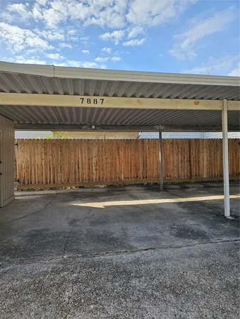 a view of outdoor space with kitchen