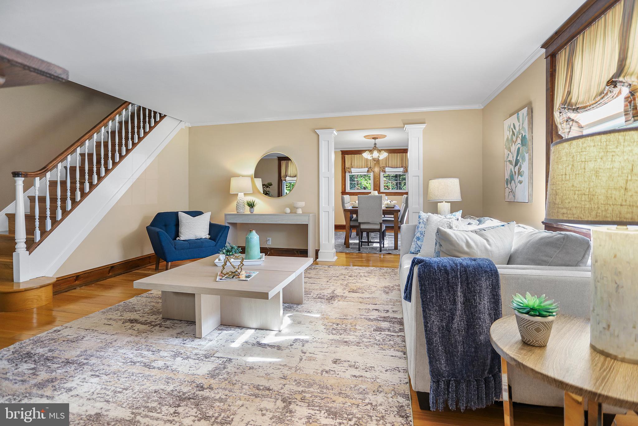 38 Green Valley Road Wallingford, PA 19086 - Photo 5 of 33 a living room with furniture and a table