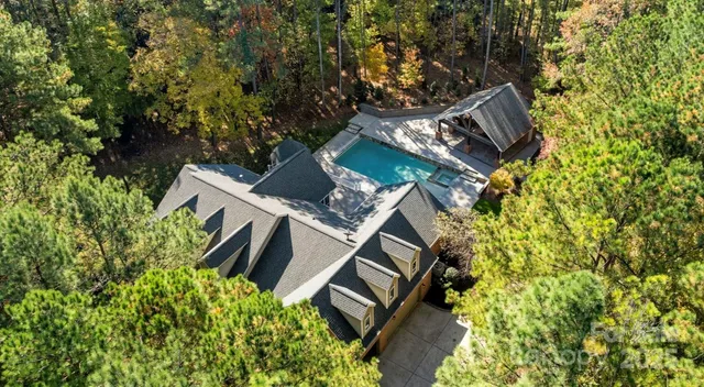 front view of a small yard