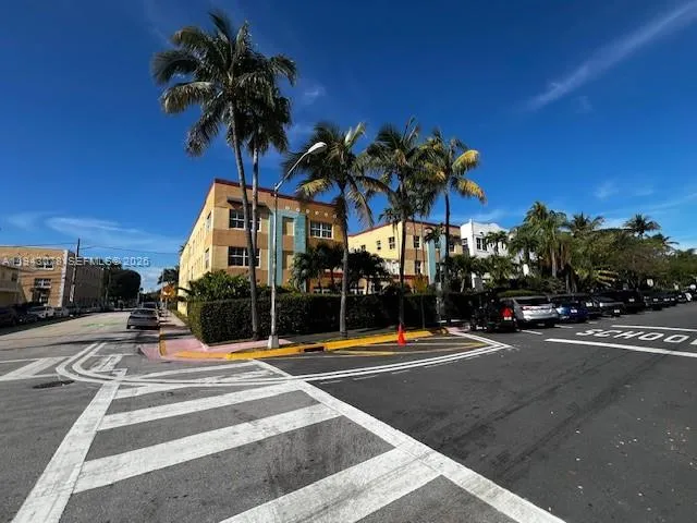 a view of a street with houses