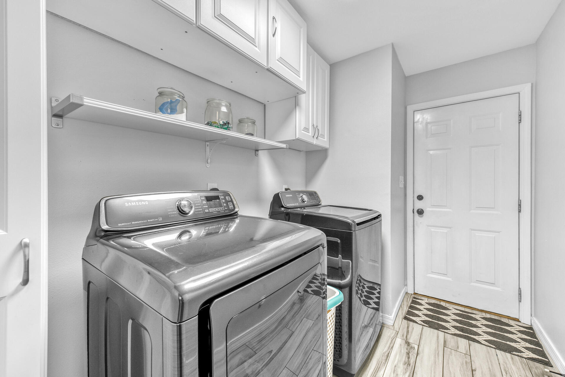 606 Risen Star Drive Crestview, FL 32539 - Photo 15 of 37 a utility room with sink dryer and washer