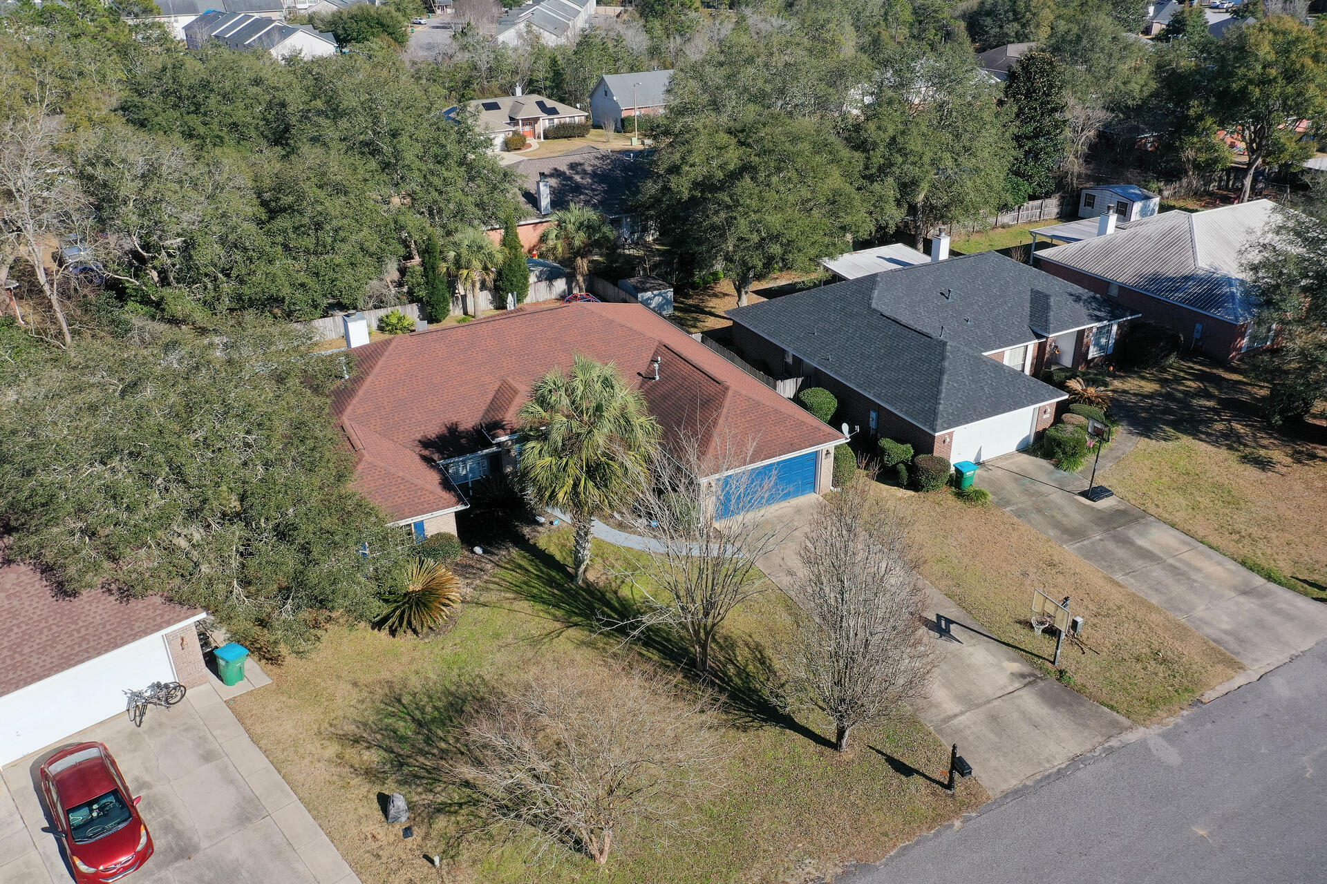 606 Risen Star Drive Crestview, FL 32539 - Photo 35 of 37 an aerial view of a houses