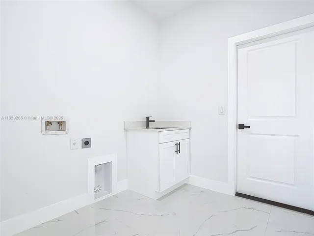 a aerial view of a house with garden