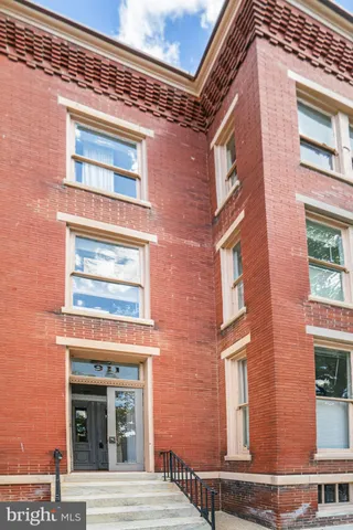 a building view with a outdoor space