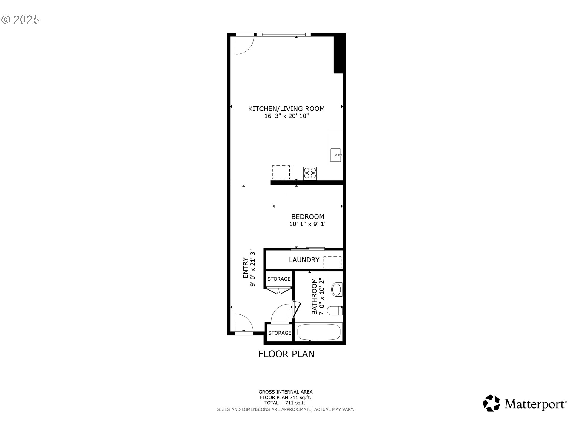 1926 West Burnside Street, Unit 912 Portland, OR 97209 - Photo 19 of 19 a picture of a floor plan