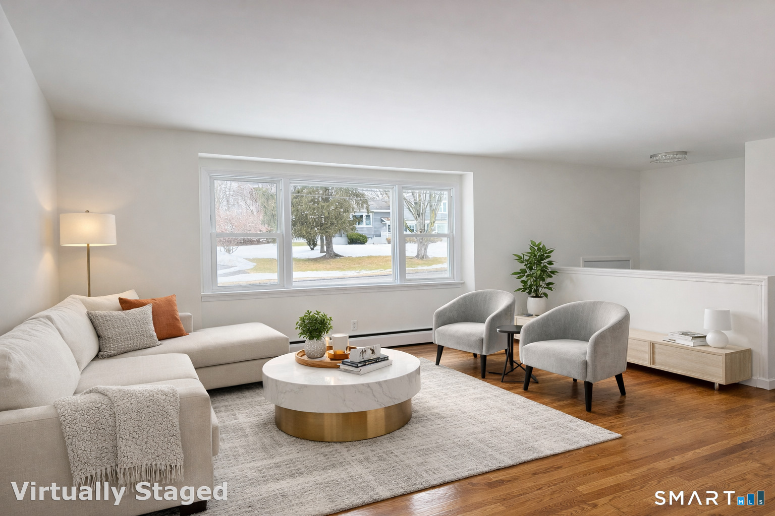 15 Dairy Farm Road Norwalk, CT 06851 - Photo 4 of 9 a living room with furniture and a potted plant