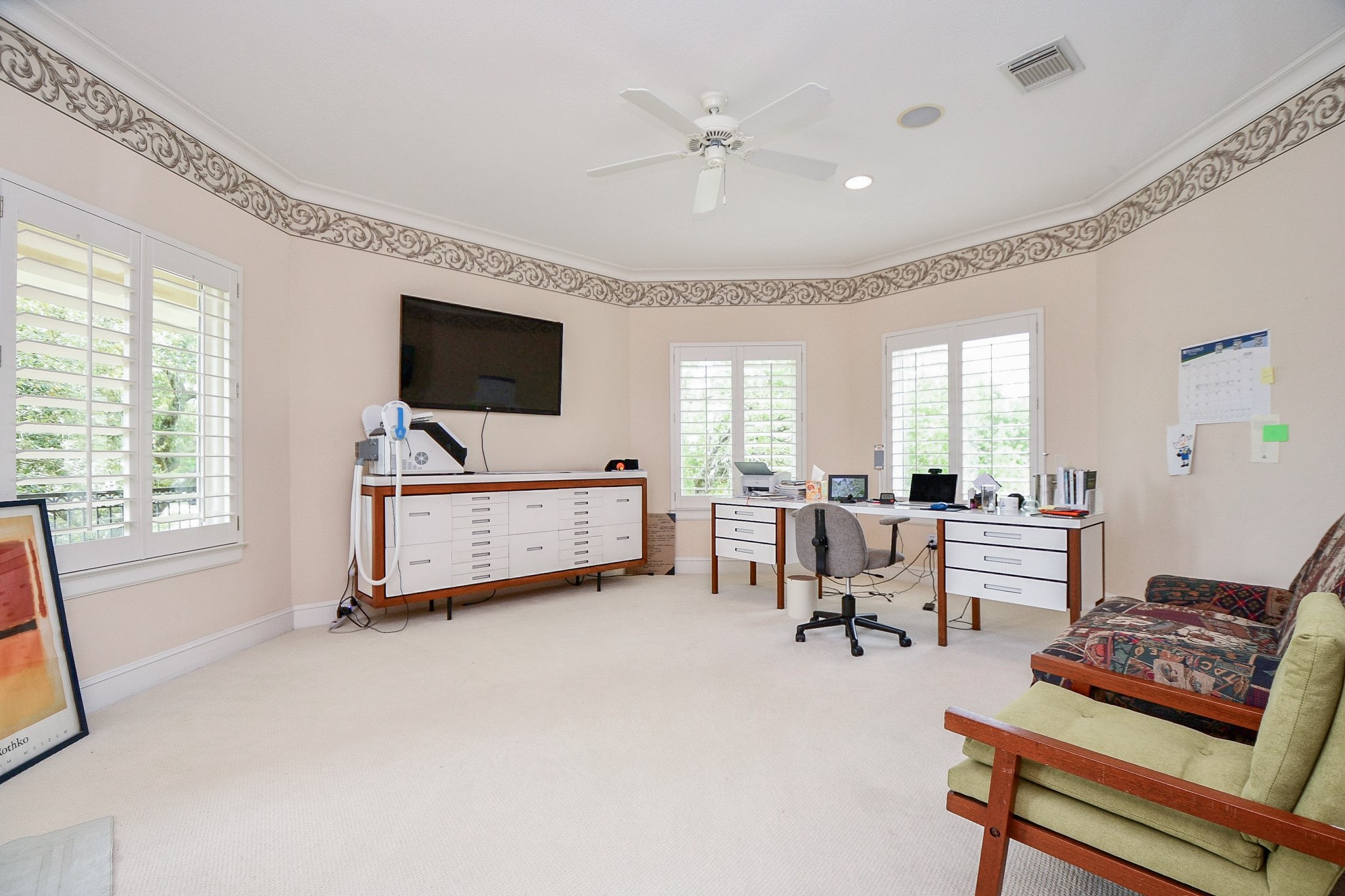12711 Waterside Way Houston, TX 77041 - Photo 31 of 48 Enclosed gameroom with custom glass doors.