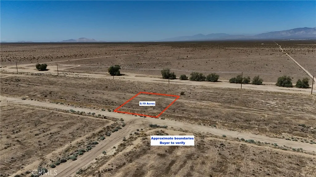 742 71st Street Edwards, CA 93523 - Photo 1 of 8 Red boundary lines on pictures are an estimate and for marketing purposes only. Buyer to verify all aspects of this property including, but not limited to utilities, assessments, boundaries, usage, access, and zoning to satisfy themselves.