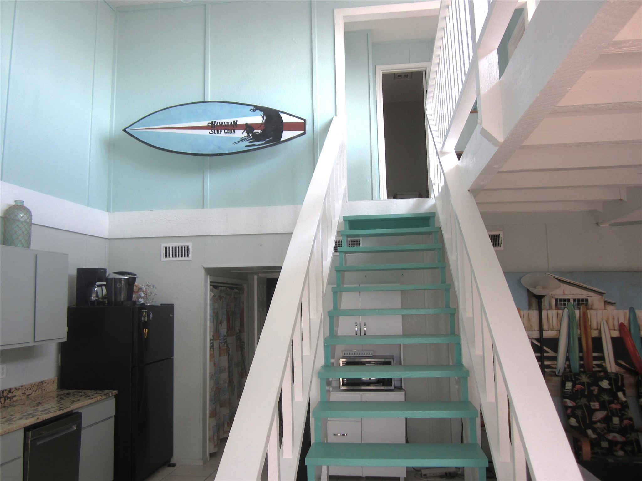 21639 Termini-San Luis Pass Road Galveston, TX 77554 - Photo 21 of 33 Stairs to the 2nd floor