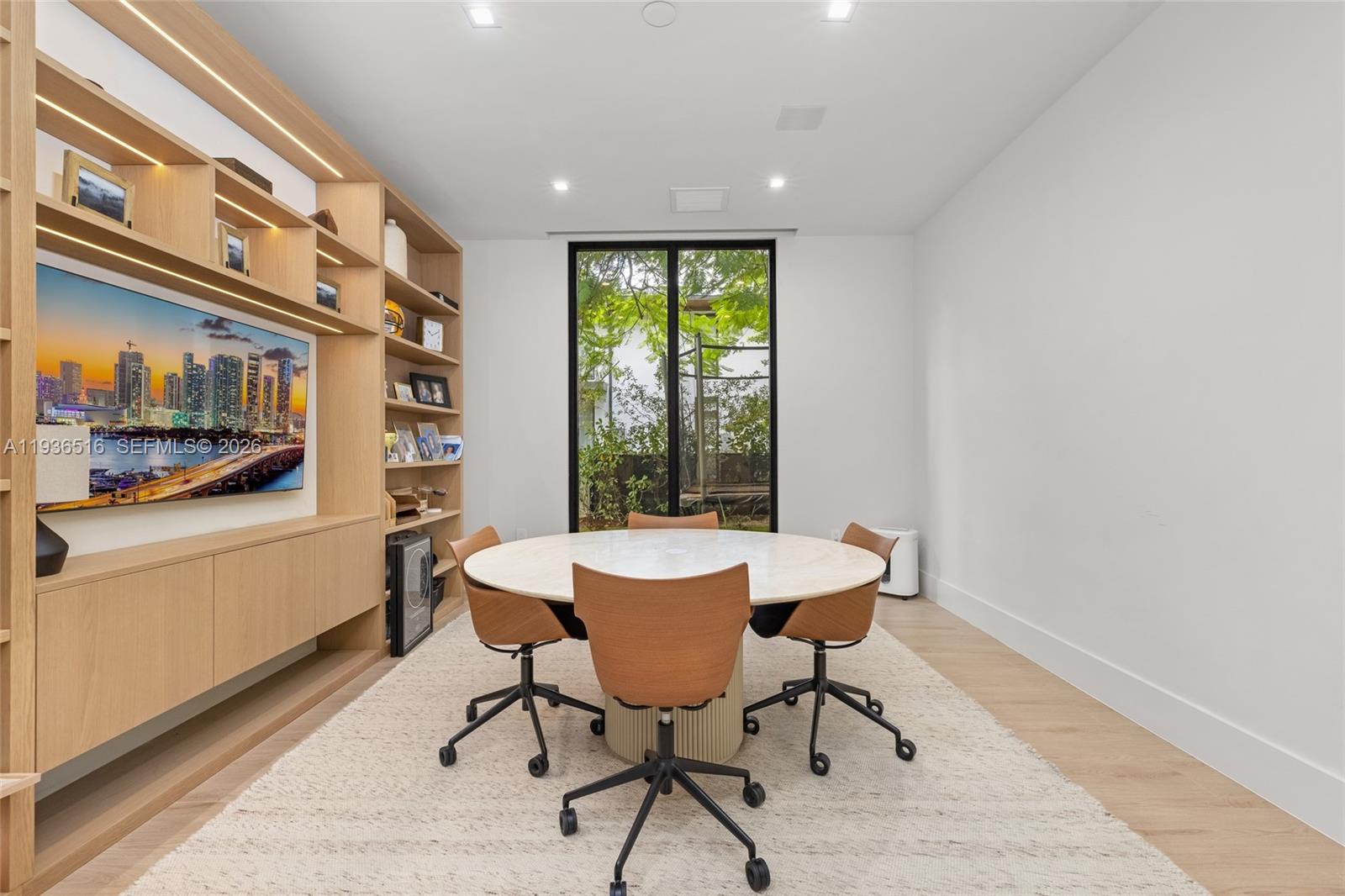 6003 Southwest 80th Street South Miami, FL 33143 - Photo 39 of 98 a view of a dining room with furniture window and outside view