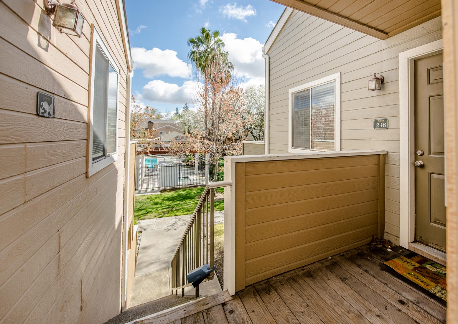 1019 Dornajo Way, Unit 244 Sacramento, CA 95825 - Photo 30 of 41 a view of a door and a window of the house