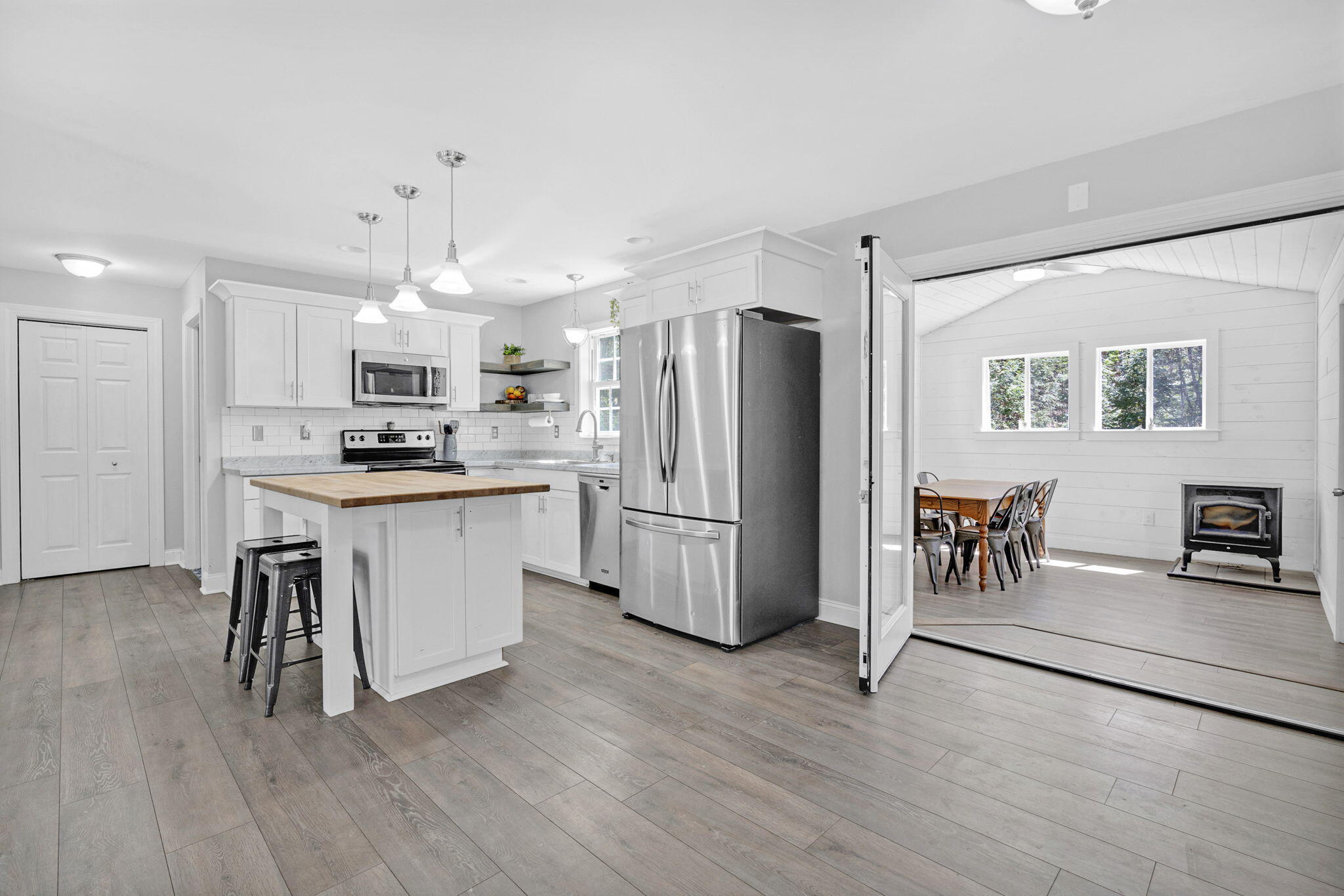 34 Scottland Road Windham, ME 04062 - Photo 9 of 50 Kitchen & Sunroom/Dining Area