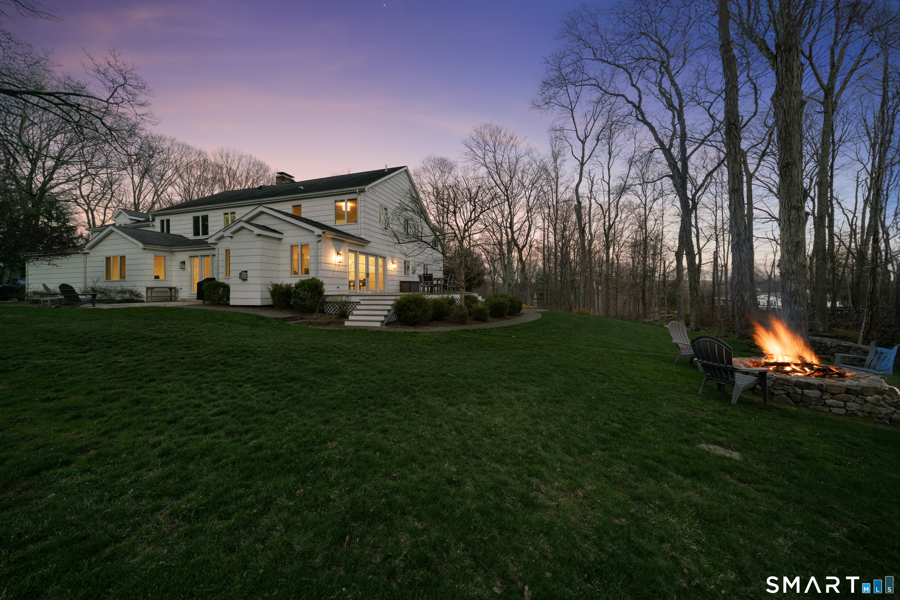 23 Norton Road Easton, CT 06612 - Photo 37 of 40 Enjoy quiet evenings around the firepit.