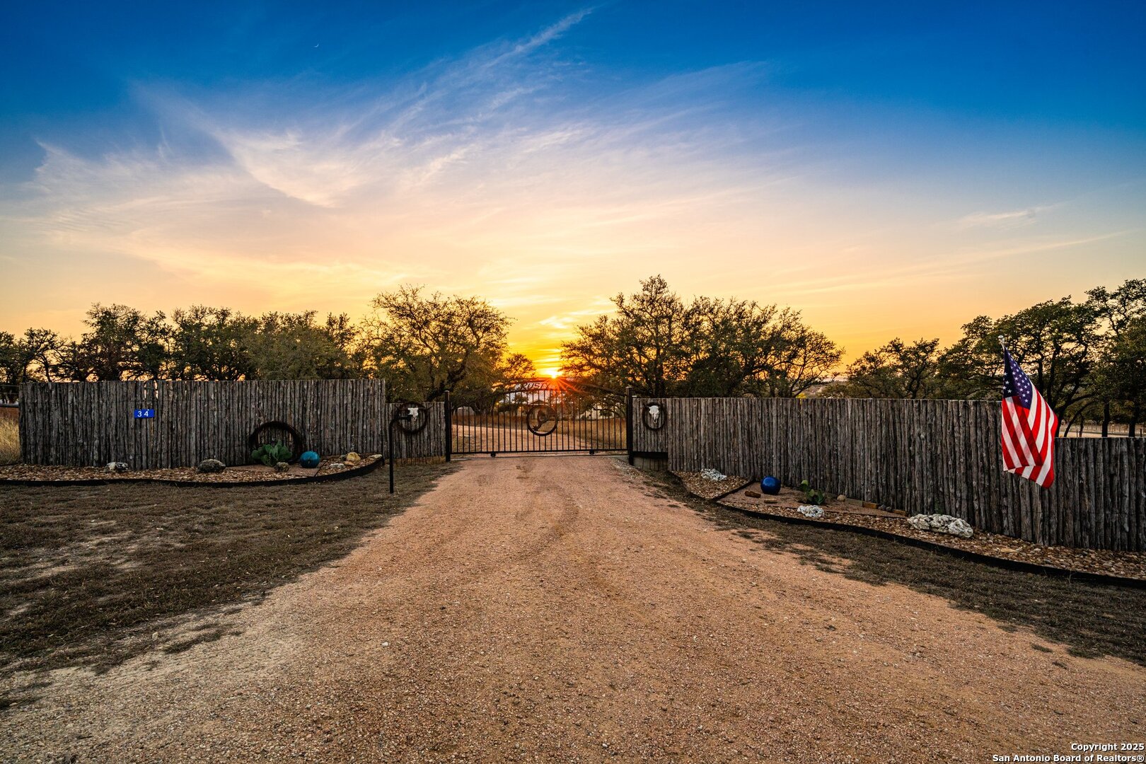 34 Rusty Spur Drive Fredericksburg, TX 78624 - Photo 11 of 49 a view of a backyard of the house