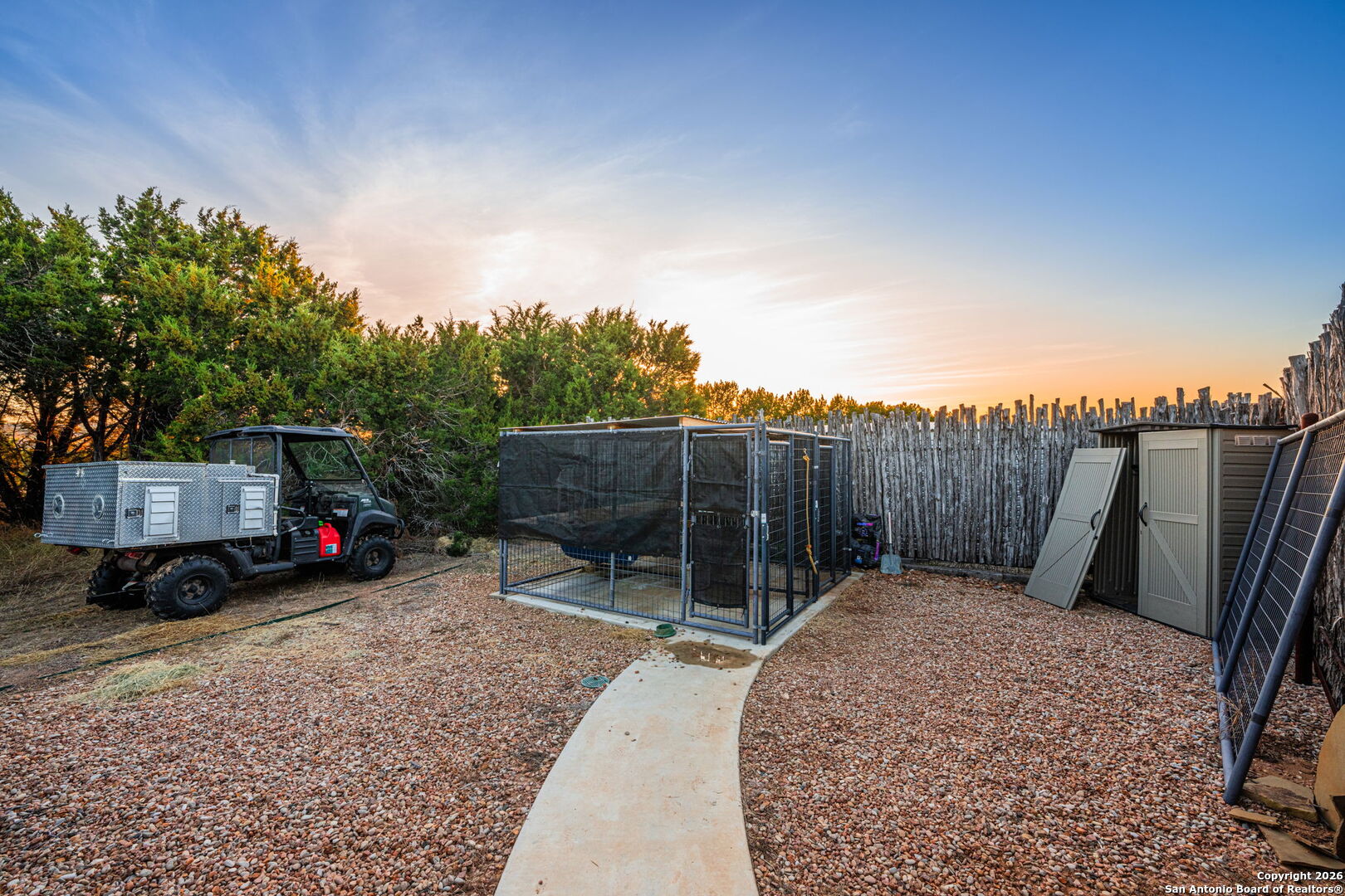 34 Rusty Spur Drive Fredericksburg, TX 78624 - Photo 49 of 49 a view of a backyard with a sitting area