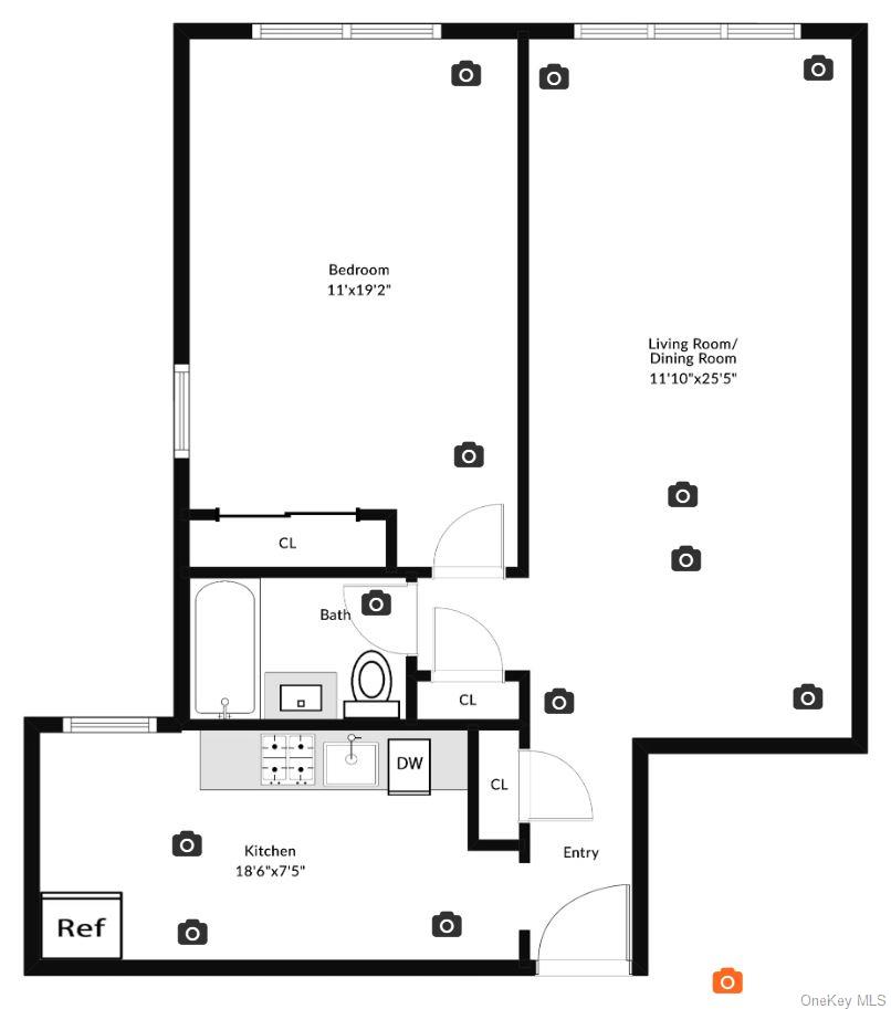 609 Palmer Road, Unit 3M Yonkers, NY 10701 - Photo 18 of 18 View of unit layout