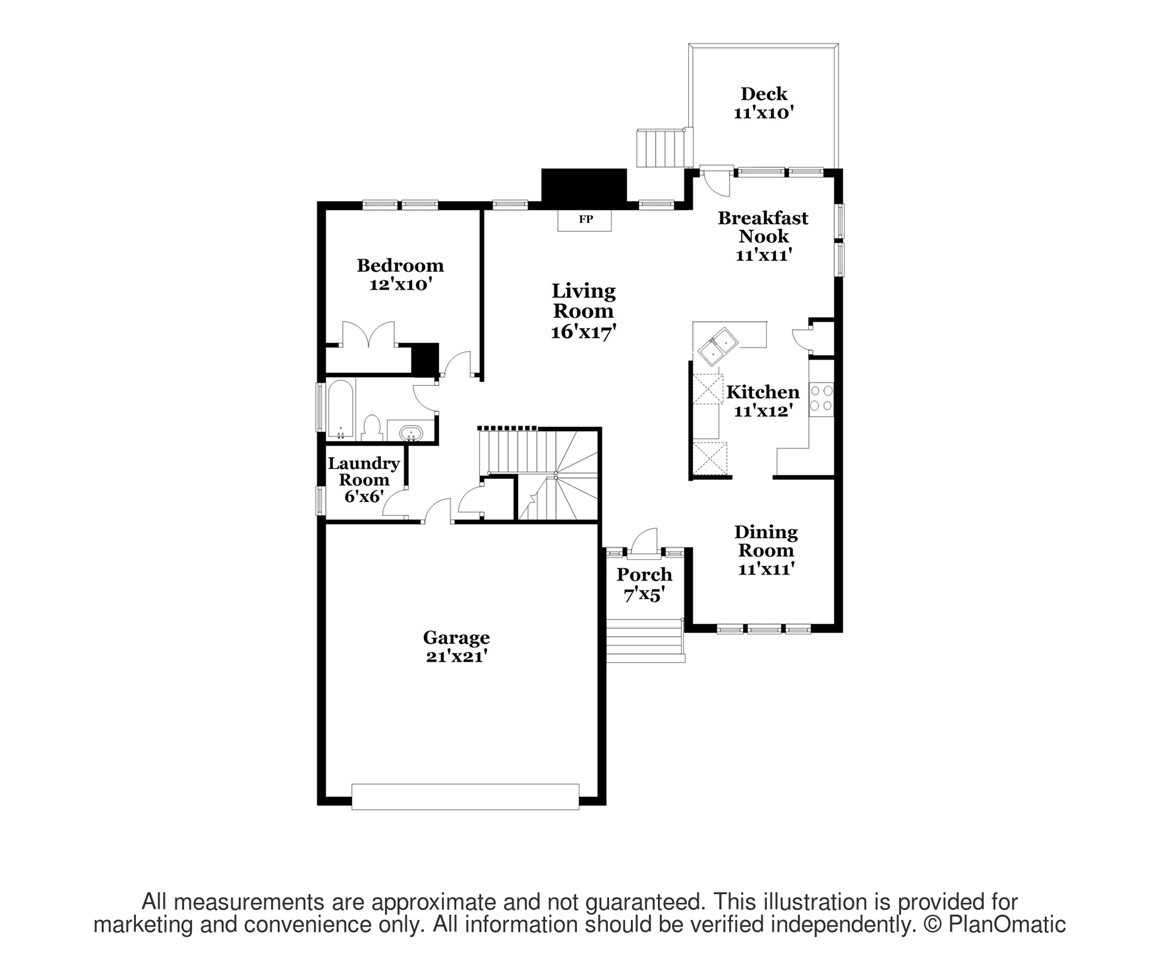 709 Bennett Ridge Court Wake Forest, NC 27587 - Photo 29 of 30 1st Floor Plan