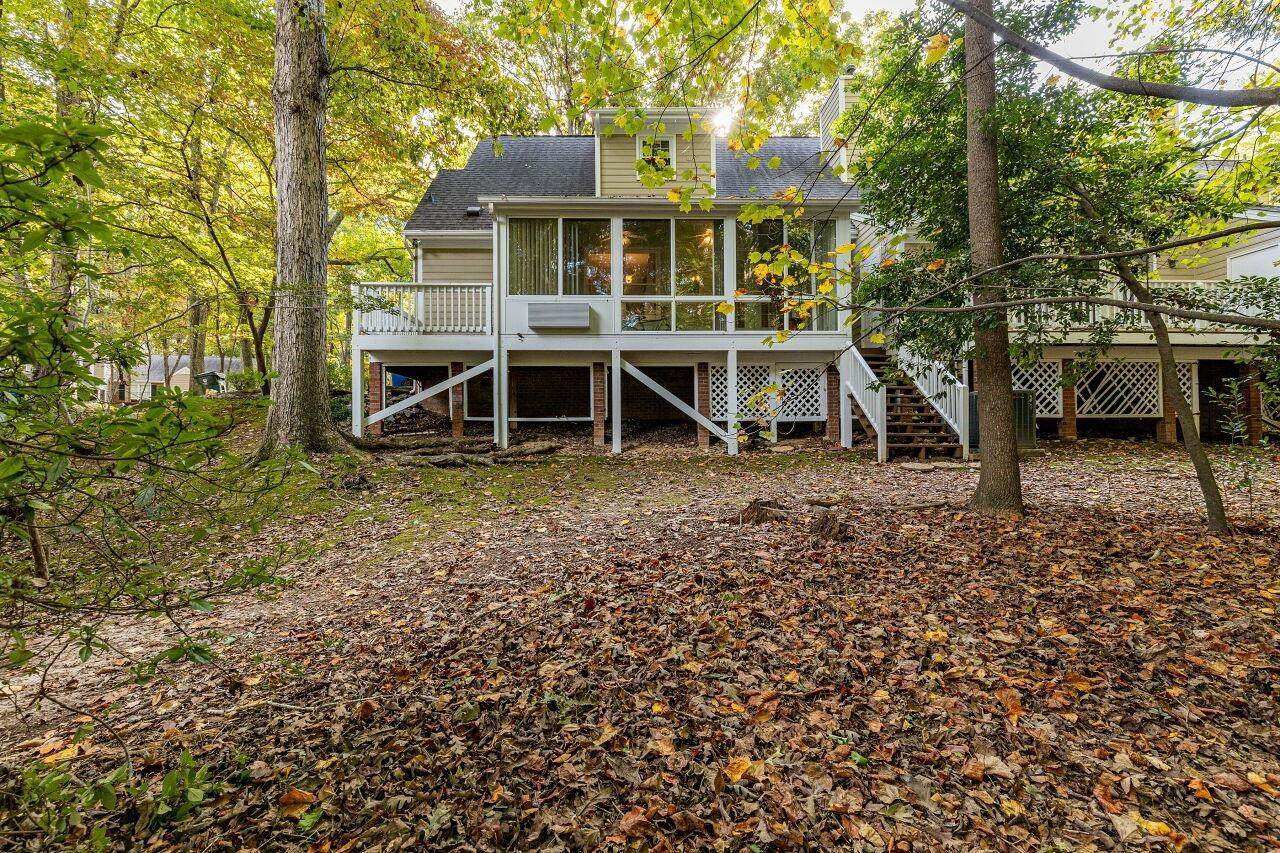 7811 Breckon Way Raleigh, NC 27615 - Photo 30 of 30 Very private with only woods behind home. Back of Home
