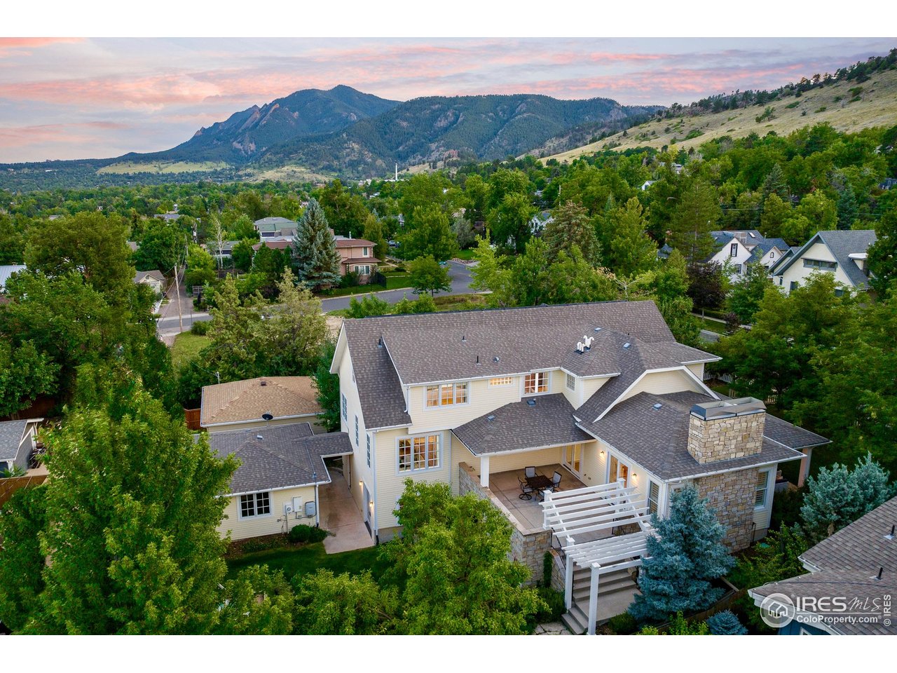 3132 5th Street Boulder, CO 80304 - Photo 25 of 27 an aerial view of residential houses with outdoor space and trees