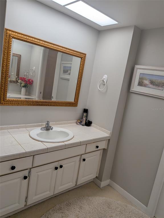 700 Starkey Road, Unit 821 Largo, FL 33771 - Photo 22 of 29 a bathroom with a sink and a mirror