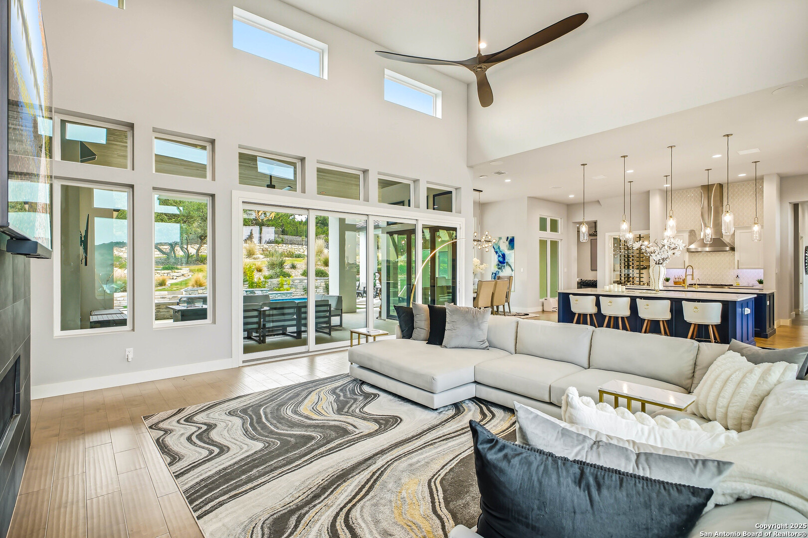 23315 Ebner Ridge San Antonio, TX 78255 - Photo 21 of 103 a living room with furniture and a large window