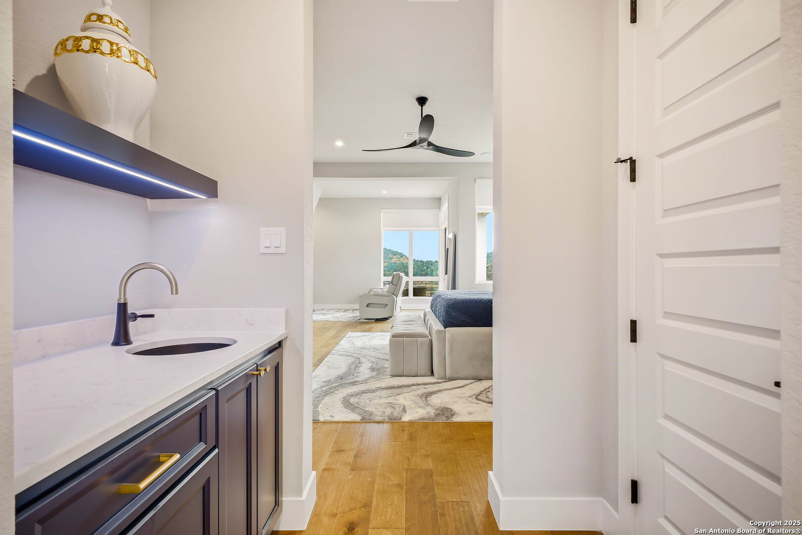 23315 Ebner Ridge San Antonio, TX 78255 - Photo 39 of 103 a view of living room with furniture and fireplace