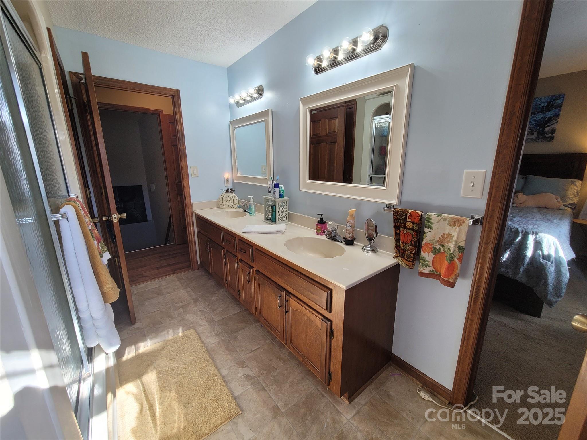 1349 High Shoals Road Lincolnton, NC 28092 - Photo 25 of 42 a bathroom with double vanity sink and a mirror
