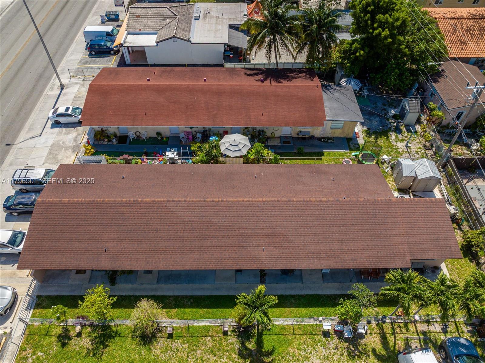 Hialeah Acres Hialeah, FL 33010 - Photo 3 of 55 an aerial view of a house with a yard and plants