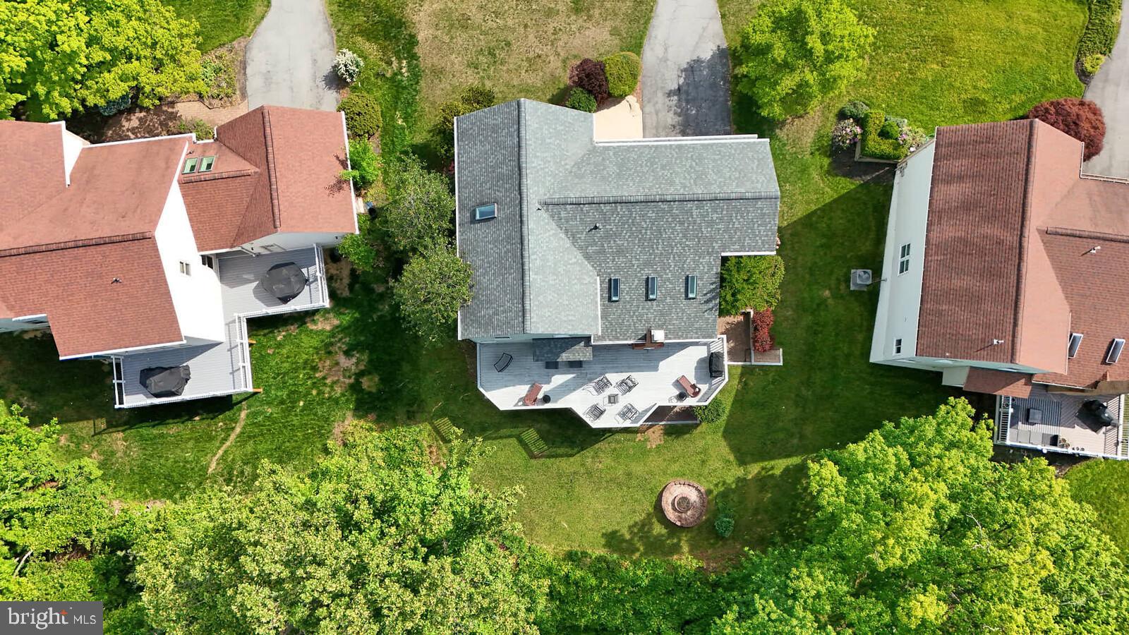 2108 Merrifields Drive Silver Spring, MD 20906 - Photo 60 of 69 an aerial view of a house with a garden and swimming pool