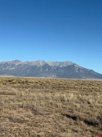 a view of an ocean and mountain view