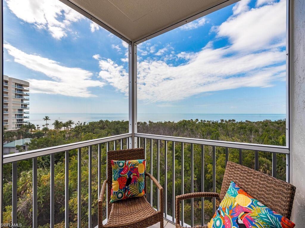 1 Bluebill Avenue, Unit 709 Naples, FL 34108 - Photo 12 of 30 a view of a city from a balcony