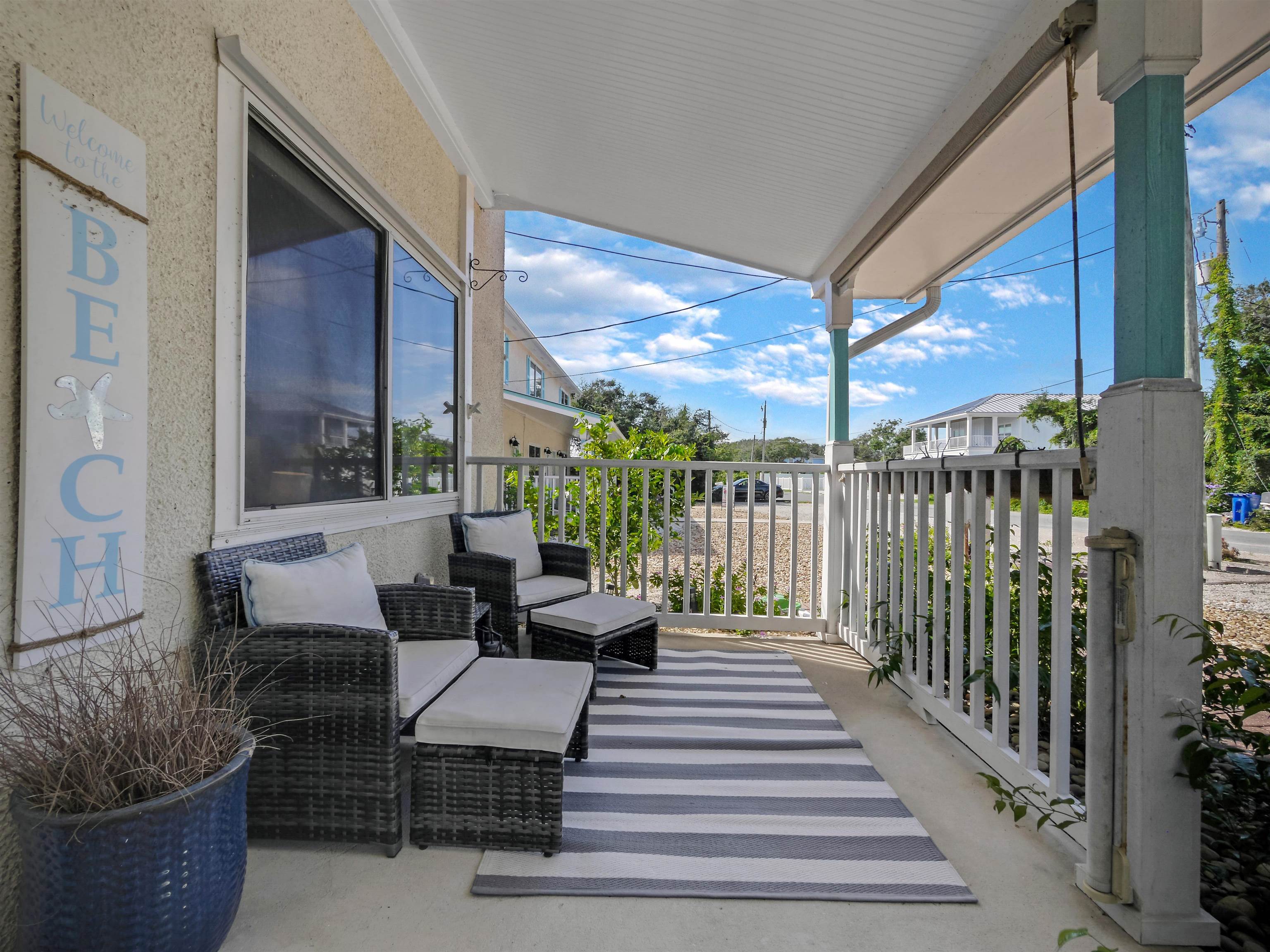 6444 Madison Street St. Augustine, FL 32080 - Photo 4 of 36 a view of a patio on the deck