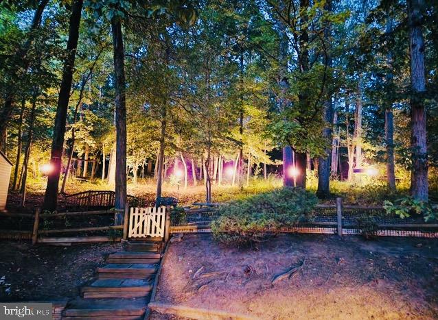 17989 Possum Point Road Dumfries, VA 22026 - Photo 15 of 33 Back yard--All lights at night