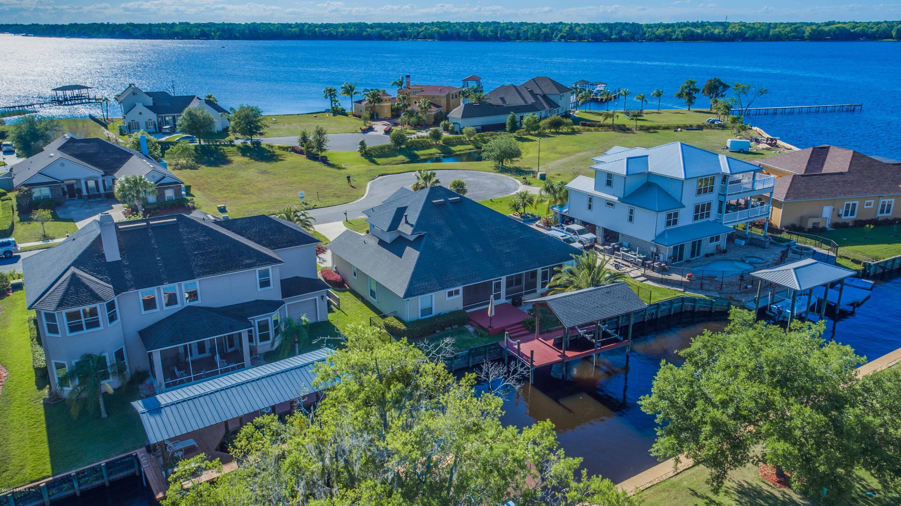 2116 Romeo Point Lane Fleming Island, FL 32003 - Photo 27 of 30 Rear View from the Air