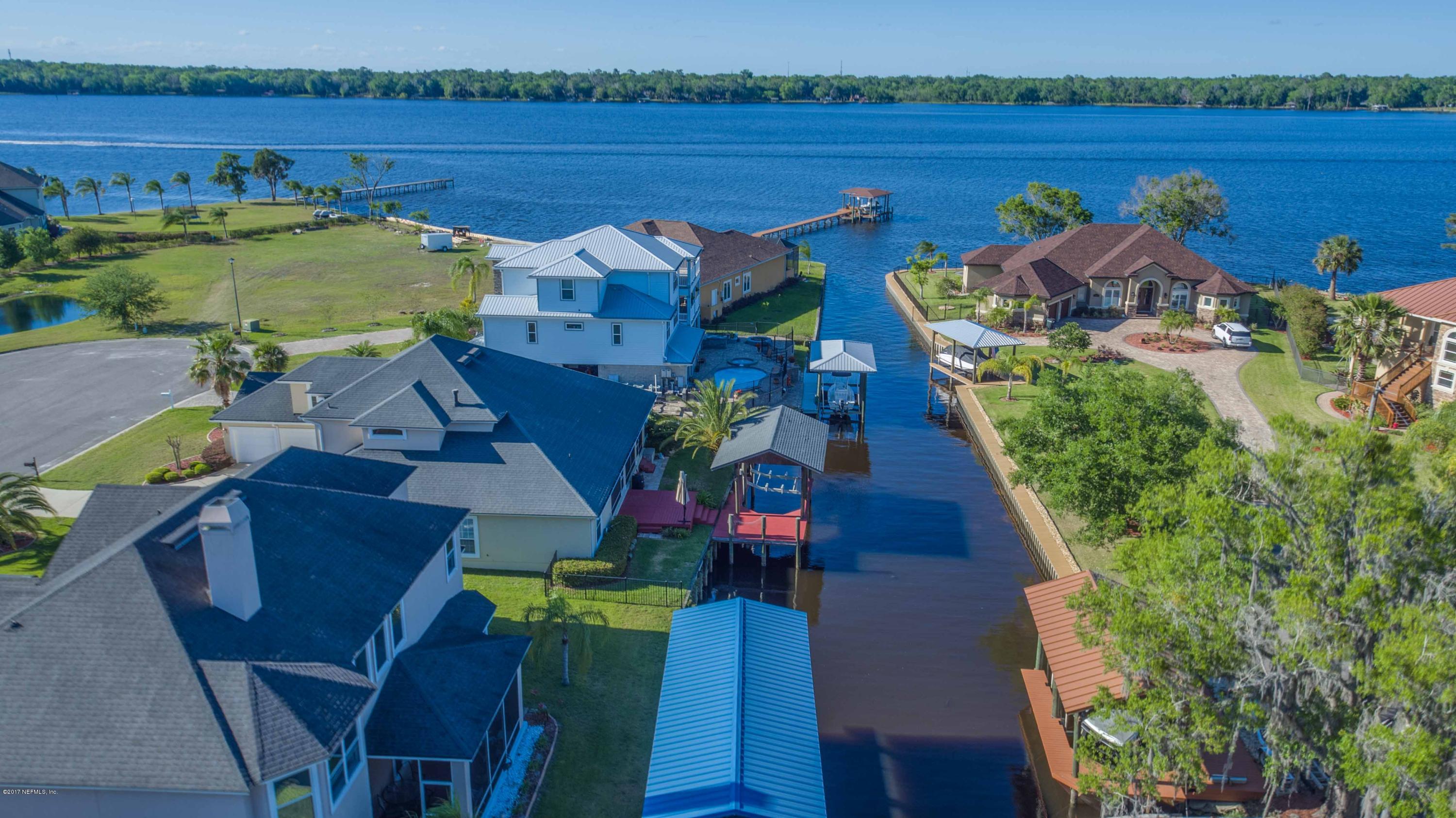 2116 Romeo Point Lane Fleming Island, FL 32003 - Photo 28 of 30 Rear from the Air 2