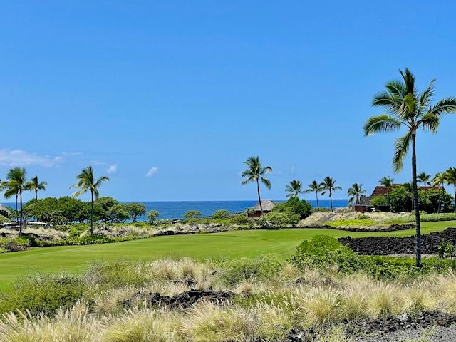 a view of a swimming pool and lake view