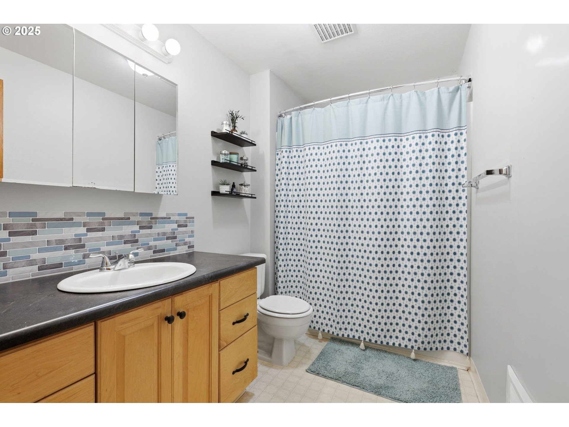 1123 Northwest Ash Street Camas, WA 98607 - Photo 13 of 26 a bathroom with a sink toilet and shower