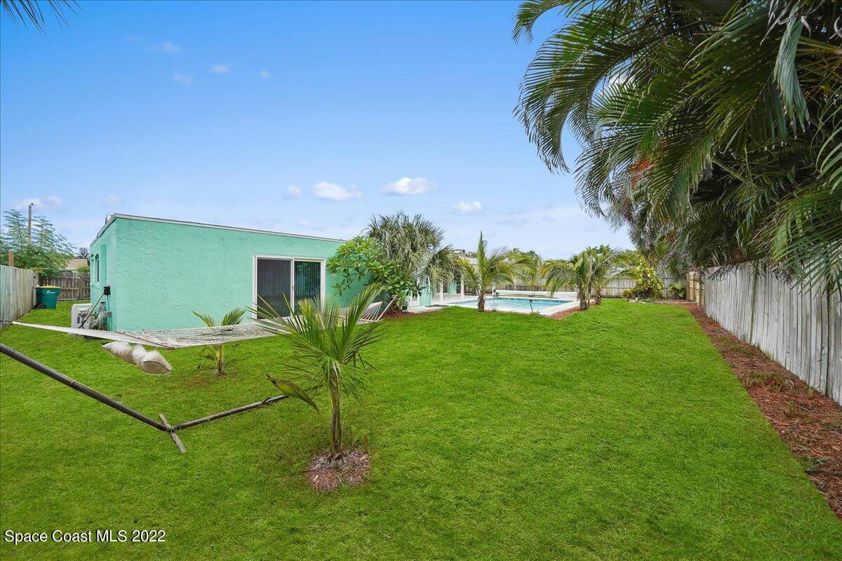 239 Sand Pine Road Indialantic, FL 32903 - Photo 54 of 74 Back yard