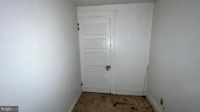 a small space with a sink