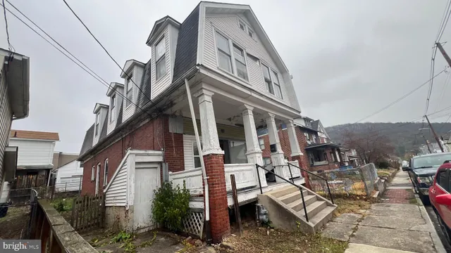 a view of a building with many windows